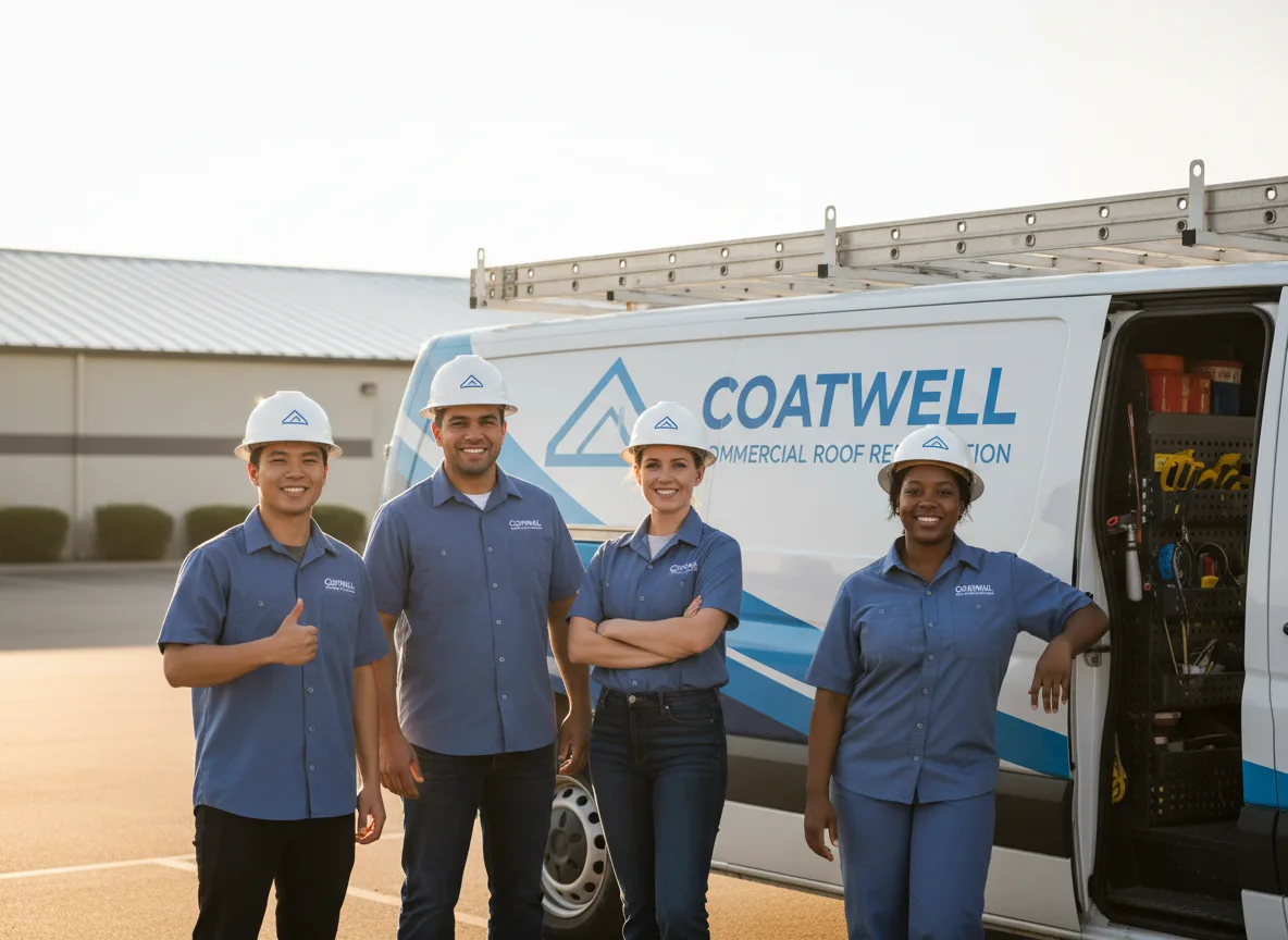 Commercial roof coating company in Winnetka, CA